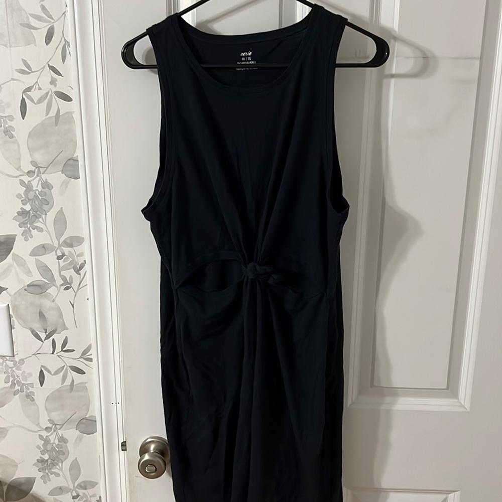 Aerie tie-belly mini dress